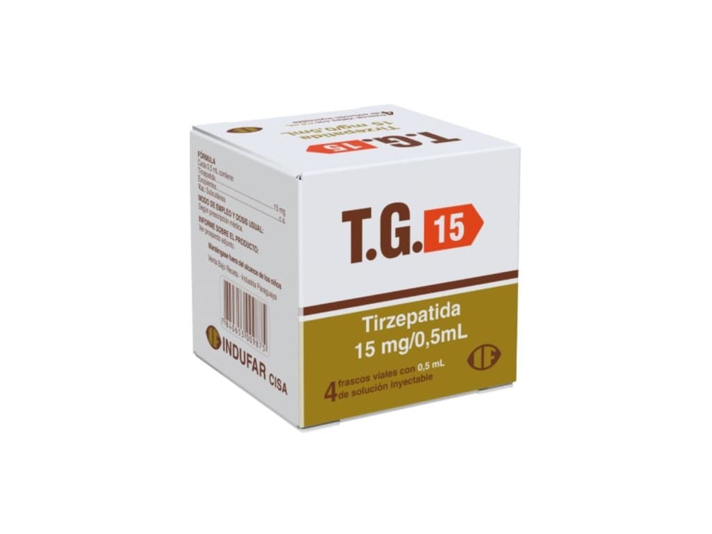TG 15mg - Ampolas